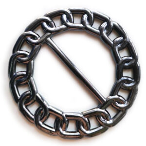 Klamra regulator do paska 50 mm srebrna