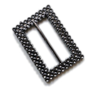 Klamra regulator do paska 35 mm srebrna