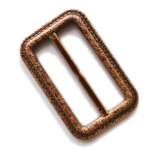 Klamra regulator do paska 25 mm jasny brąz