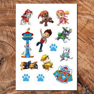 Wydruk cukrowy A4 Psi Patrol 13 elem. DIY