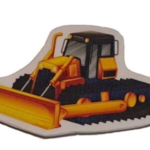 Spychacz spycharka na tort topper toper budowa