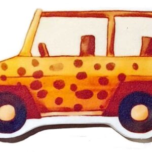 Auto samochód na tort topper toper safari