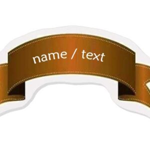 Topper toper z masy cukrowej na tort plakietka napis DIY