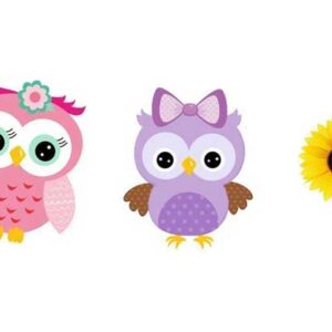 Wydruk cukrowy na tort A5 sowy sowa DIY