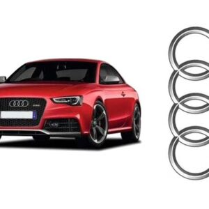 Wydruk cukrowy na tort A5 Audi logo DIY