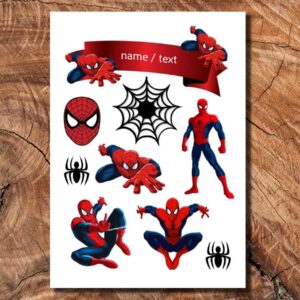 Wydruk cukrowy na tort A4 Spiderman DIY