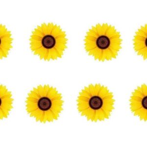 Wydruk cukrowy na tort A5 kwiaty żółte słonecznik DIY