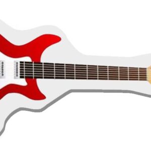 Topper toper z masy cukrowej na tort gitara DIY