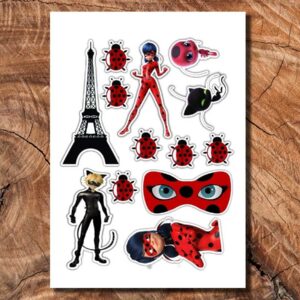 Wydruk cukrowy na tort A4 Miraculum DIY