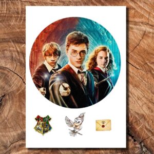 Wydruk cukrowy na tort A4 Harry Potter DIY