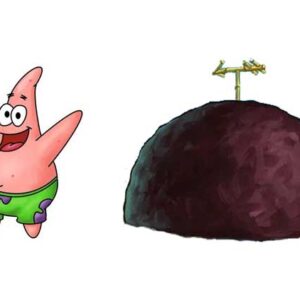 Wydruk cukrowy na tort A5 Patryk Rozgwiazda DIY