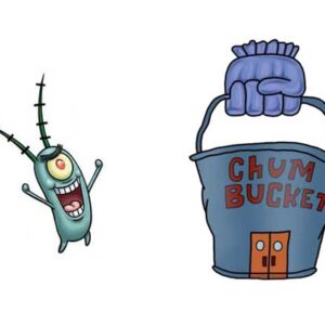 Wydruk cukrowy na tort A5 Plankton DIY