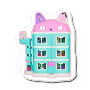 Topper toper z masy cukrowej na tort domek Gabi