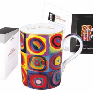 Kubek - Wassily Kandinsky. "Badanie Kolorów. Kwadraty z koncentrycznymi kołami"