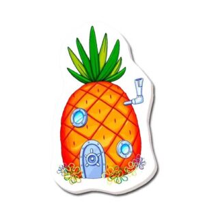 Topper toper z masy cukrowej na tort Ananas SpongeBoba