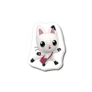 Topper toper z masy cukrowej na tort Kiciuś Panduś