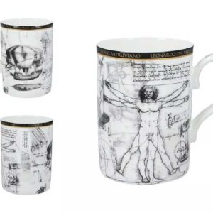 Kubek - L. da Vinci - Człowiek Witruwiański