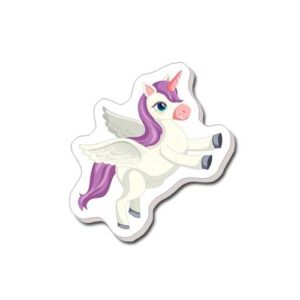 Topper toper z masy cukrowej na tort jednorożec