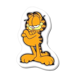 Topper toper z masy cukrowej na tort Garfield