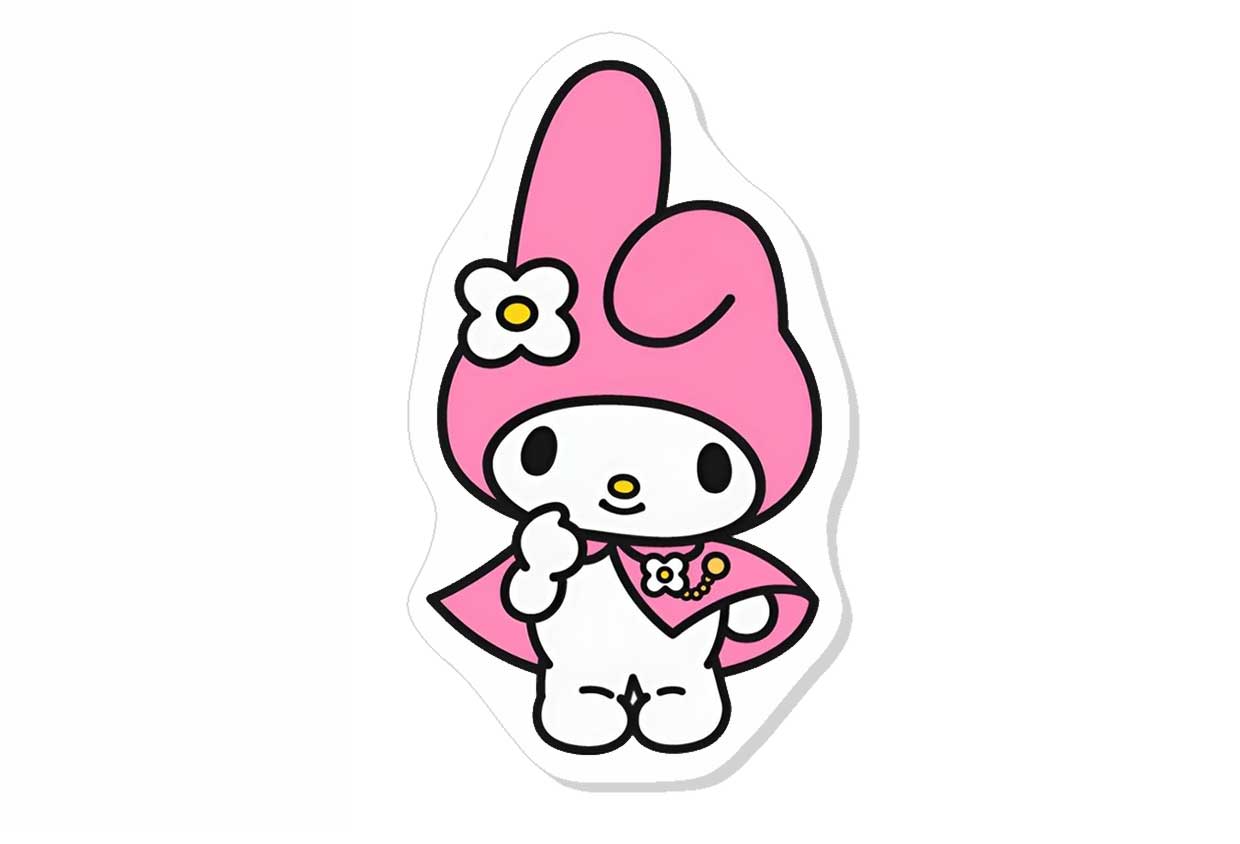 Topper toper z masy cukrowej na tort My Melody