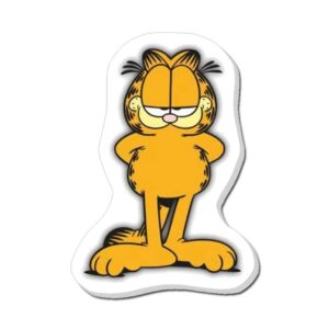 Topper toper z masy cukrowej na tort Garfield