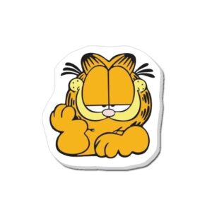 Topper toper z masy cukrowej na tort Garfield